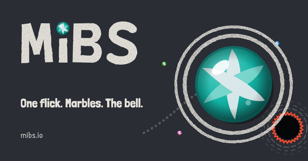 MIBS · Free multiplayer marble .io game in your browser cover