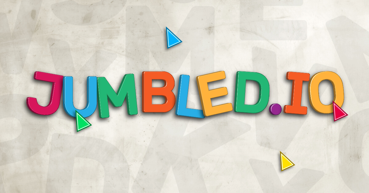 Jumbled.io cover