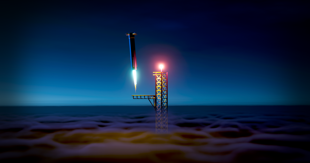Steer the booster and land safely on the Mechazilla cover