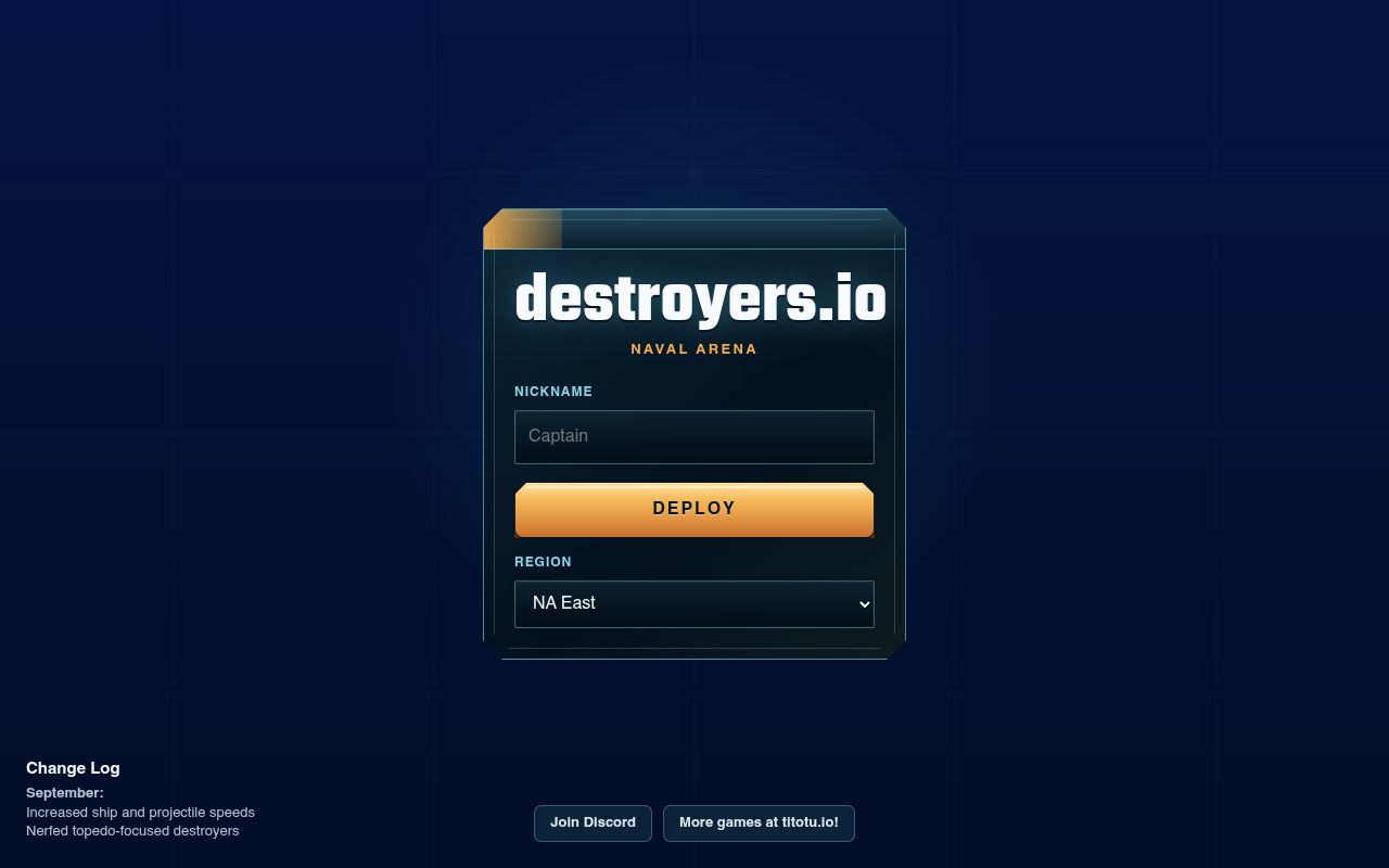 Destroyers.io cover