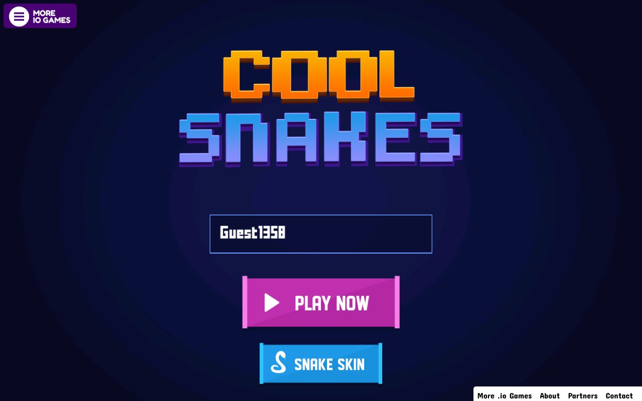 CoolSnakes.io Online Official cover